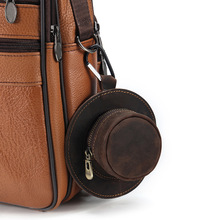 复古真皮小零钱包手工原创迷你钱包男女小巧可爱真皮钥匙扣小挂包