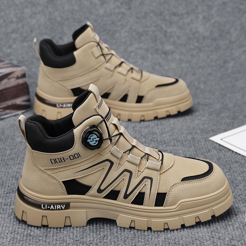 Martin botas hombre otoño invierno 2025 nuevo invierno ruibarbo zapatos de hombre zapatos de cuero casuales zapatos de estilo hombre de alta calidad zapatos de moda