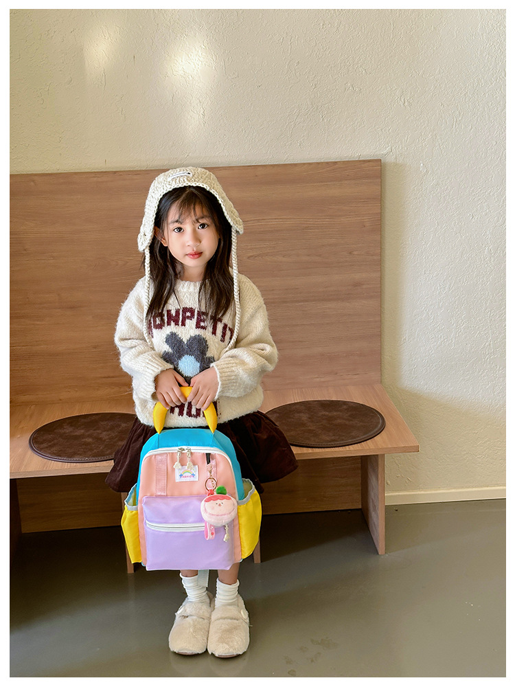 New Kindergarten Backpack Children's Primary School Grade One Boys And Girls Ultra-Light Backpack Spine Protection Travel Backpack display picture 24