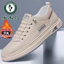 啄木鸟断码特价男鞋2026新款软底运动套脚小白鞋透气防滑工装板鞋
