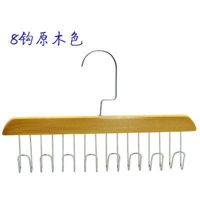 Percha multifuncional cinturón profesional colgante cinturón corbata colgante bolsa percha de madera maciza pequeño objeto almacenamiento artefacto