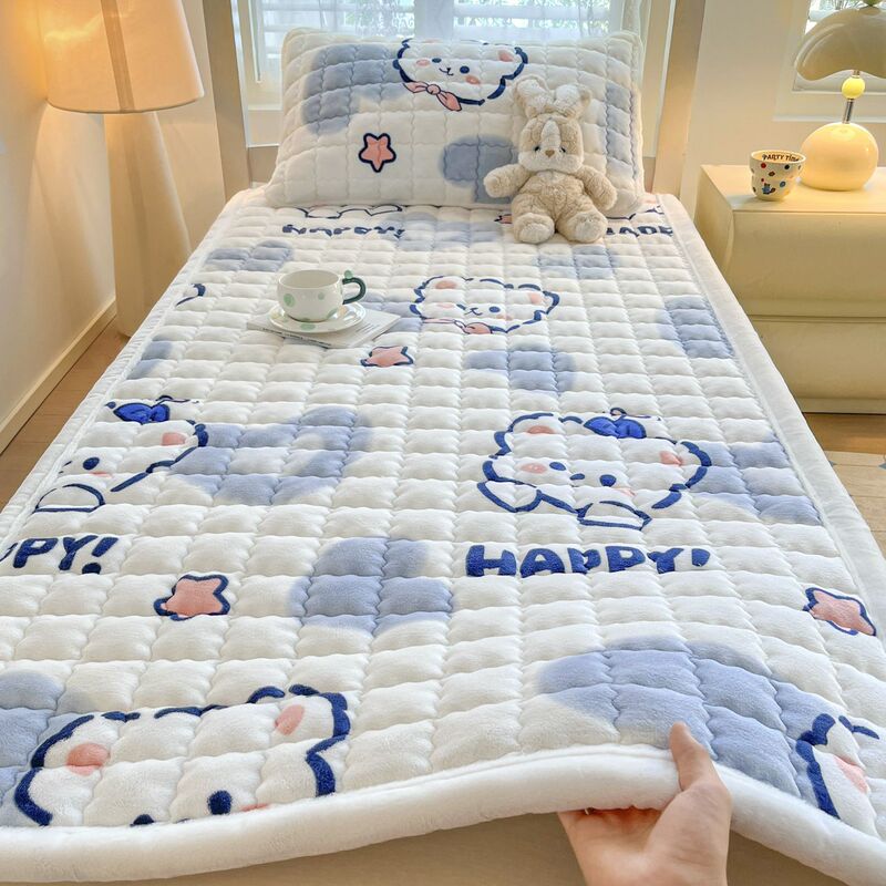 Milk Velvet Mattress Mattress Soft Cushion Household Thickeneded Dormitory Student Single Bedding Quilt Winter Plus Plush Blanket Mattress Milk Velvet Mattress Mattress Soft Cushion Household Thickeneded Dormitory Student Single Bedding Quilt Winter Plus Plush Blanket Mattress