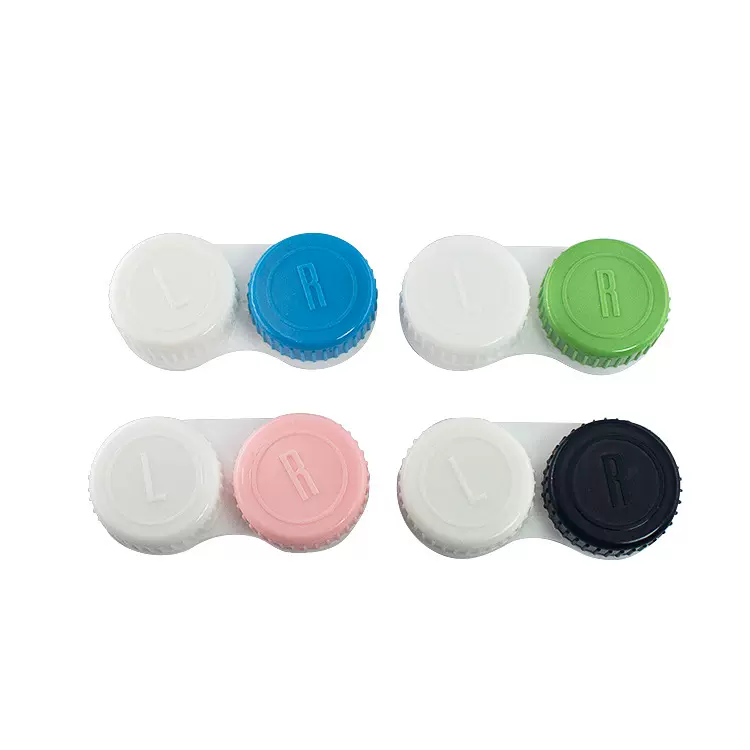 隐形眼镜盒网红伴侣盒双联盒大容量防滑防漏水地摊热卖美瞳盒