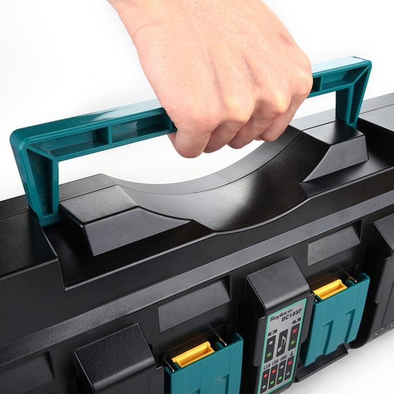 Suitable for makita makita 14.4 V-18V12A lithium battery power tool charger DC18SF four-charge