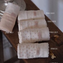 小兰裙Y052碎花系女士内裤中腰纯棉底挡裸感透气无痕包臀三角裤