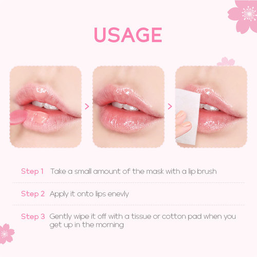 Fenyi Japanese Cherry Blossom Lip Mask 15g Hydrating and Moisturizing Lip Enhancement Skin Care Product Lip Mask