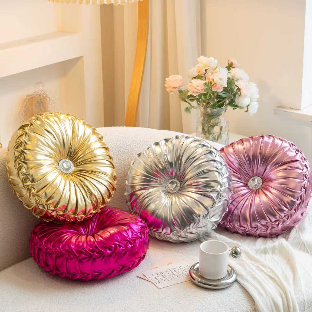 Cross-Border New Product: Ins-Style Round Throw Pillow, Wheel-Shaped Headboard Cushion, Sofa Bay Window Living Room Homestay Decorative Bay Window Mat