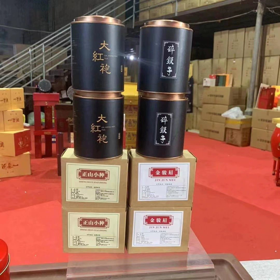 Прямая поставка с фабрики Wuyishan Dahongpao чайная Подарочная коробка оптом Jin Junmei чайный фестиваль подарки