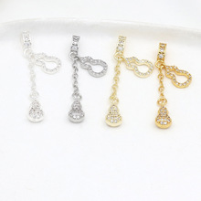 14k����߱�ɫ�����ʯ���J�����Y diy������Ʒ������lD175