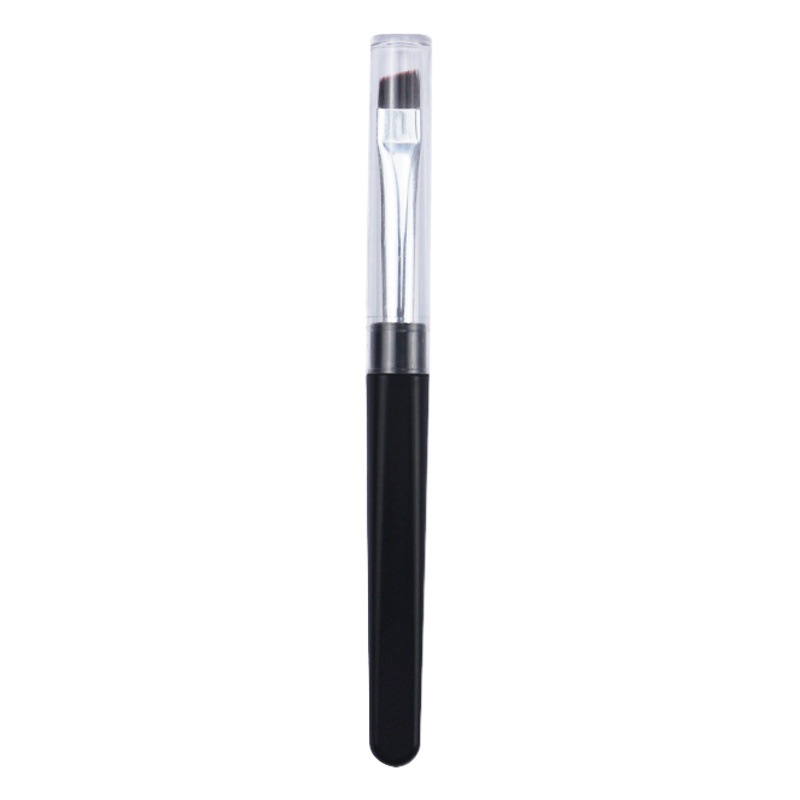 With multifunctional transparent dust cover spiral tower-shaped eyebrow and cycloid brush portable makeup tool accessories eyeliner brush lip brush