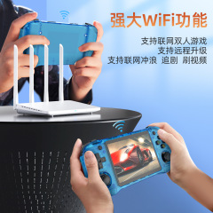 跨境新款R46H开源掌机便携复古怀旧街机游戏机霍尔摇杆掌上游戏机