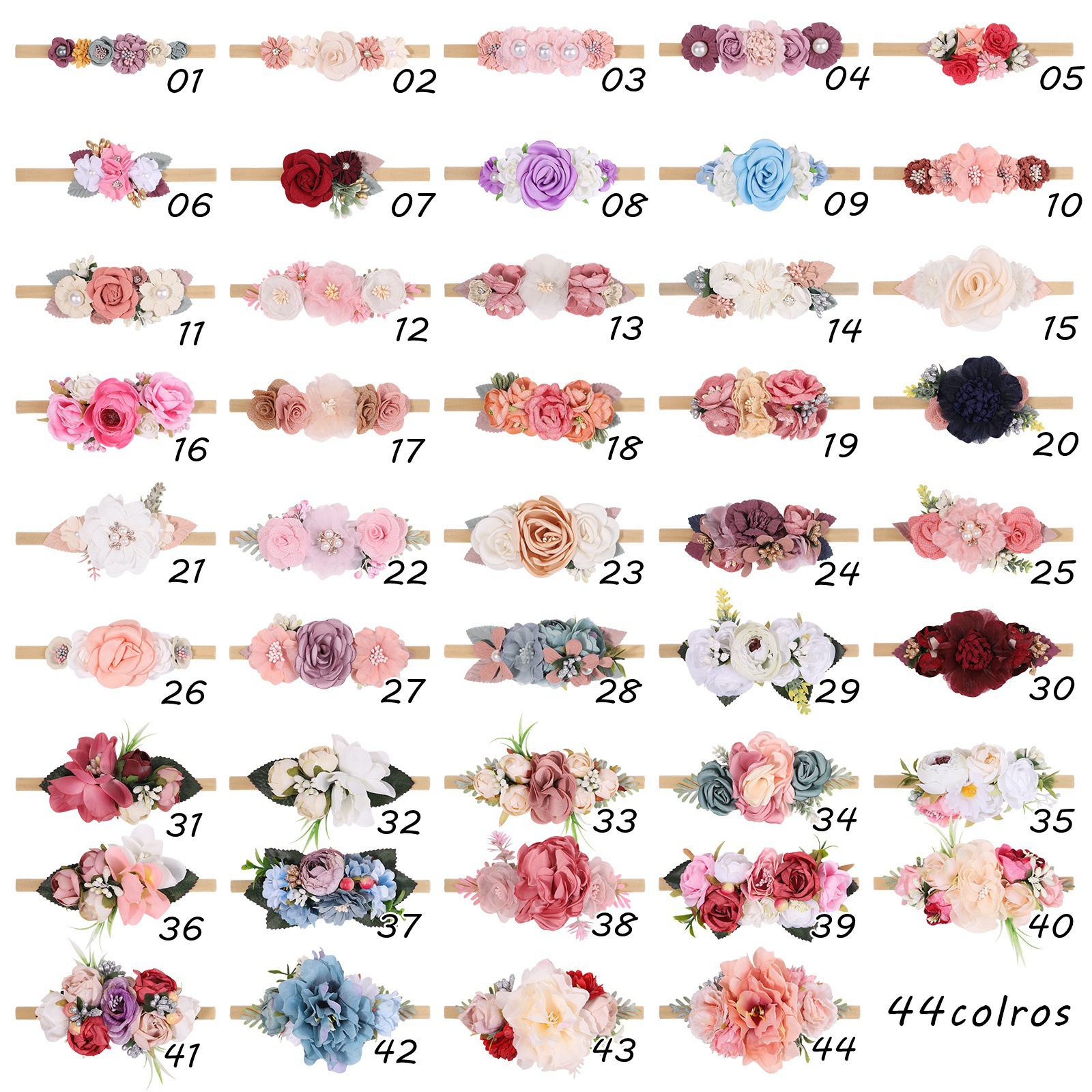 Fashion Flower Bow Knot Elastic Band Hair Band display picture 1