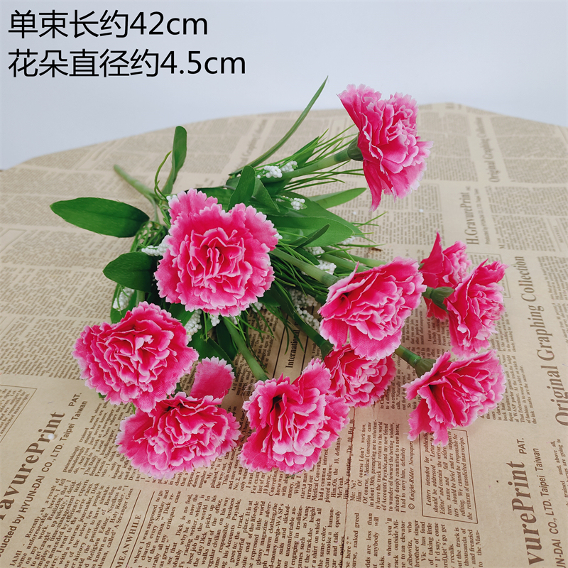 zh花玫瑰花摆设花束单支套装客厅装饰花艺塑料花绢花假花摆件|undefined