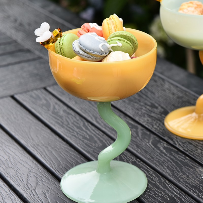 Tazón de helado minimalista estilo ins, taza para yogur, taza para ensalada, taza para postre, taza para batido, taza alta para helado