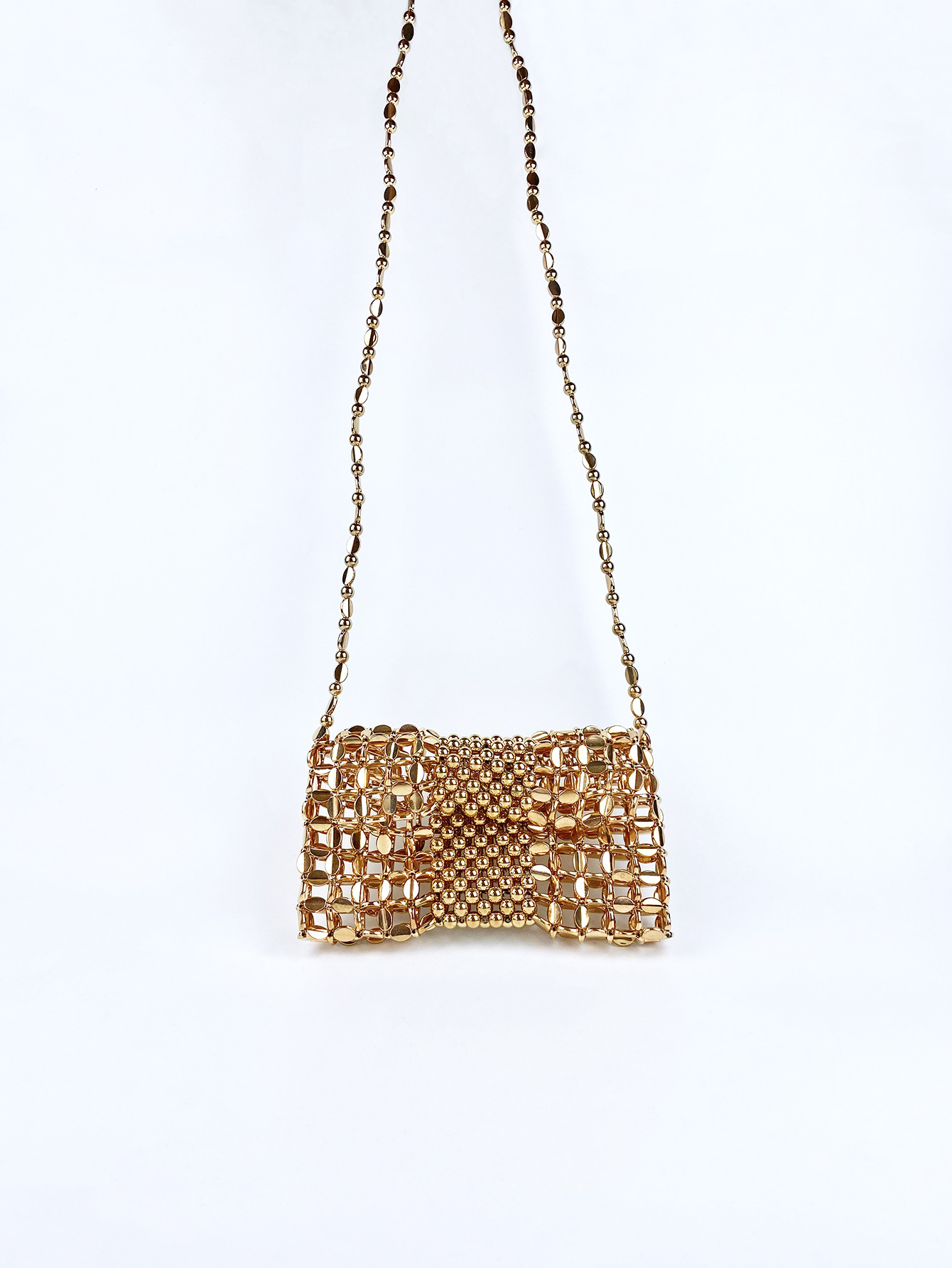 127g Weight Beading, Hollow Fashion Element Flip Cover Closure Type Chain Strap Type Straw Bag Bags Type Travel, Daily, Street Occasion Acrylic Material New Year Festival Solid Color Pattern All Seasons Season Women's Gender Elegant, Streetwear Style Square Shape Medium Size Women's Medium Arylic Solid Color Elegant Streetwear Beading Hollow Square Flip Cover Straw Bag 7