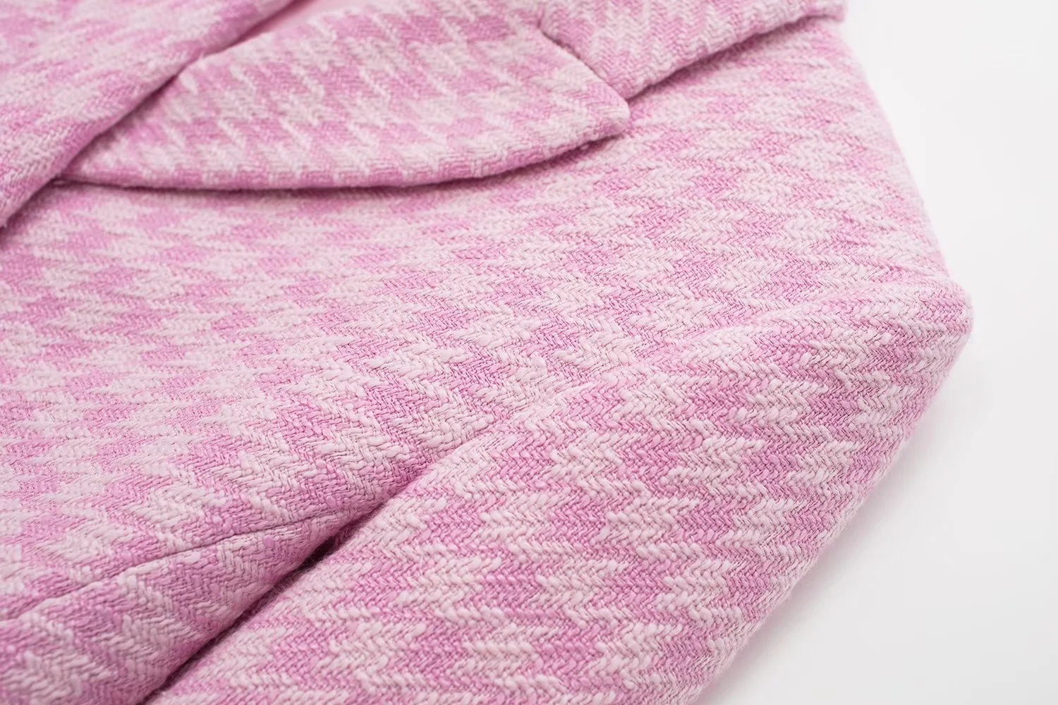 Title 10, Giacca da abito casual con trama pied de poule ...