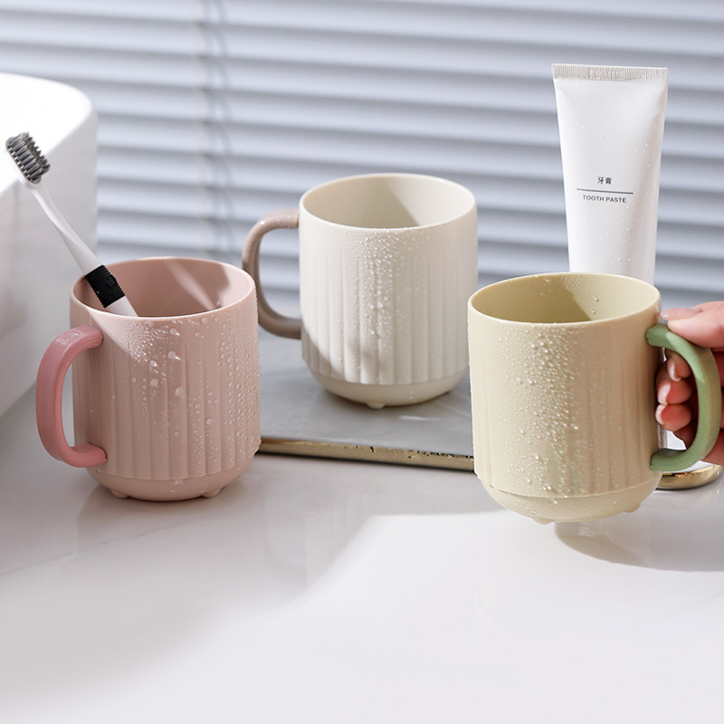 Temporada escolar, taza de cepillo de dientes doméstico, taza de cepillo de dientes de lavado, taza de cepillo de dientes de gran capacidad con mango image 5