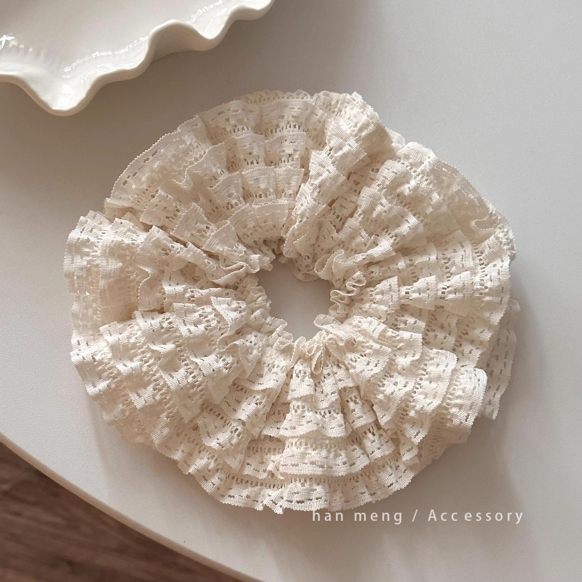 Correa coreana arco de mariposa intestino 2025 cabello anillo de cabello de cabello de cola de cabello de la niña decoración de invierno invierno decoración de invierno