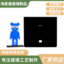 深圳厂供应钢化玻璃面板 电磁炉控制玻璃面板 开关玻璃面板