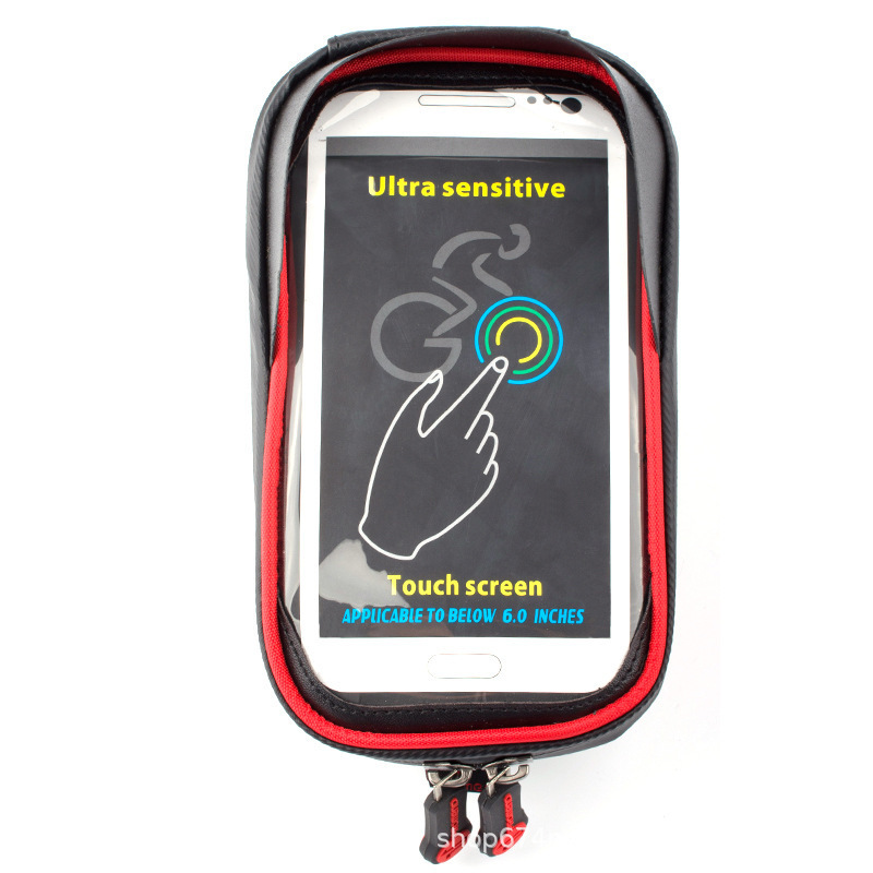 Bolsa de cabeza de bicicleta promend transfronteriza P10N pantalla táctil a prueba de lluvia BOLSA DE TELÉFONO MÓVIL bicicleta de carretera equipo de equitación