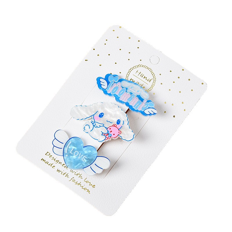 Sanrio nuevo estilo horquilla para niños lindo clip de flequillo de cabello roto de tres piezas clip de pico de pato de dibujos animados accesorios para el cabello de niña image 6