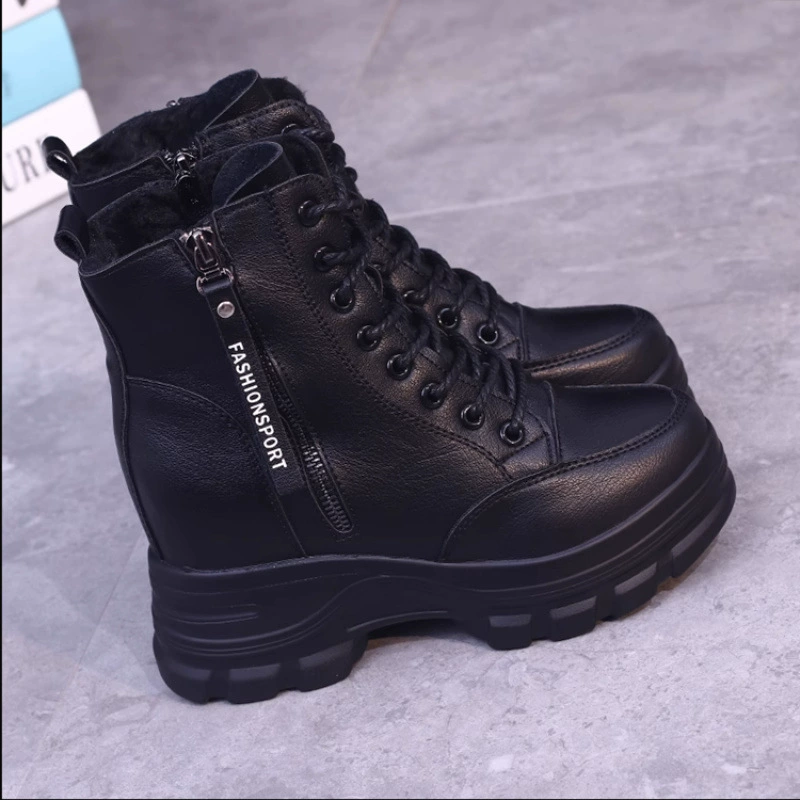 Низкие ботинки martens, платформенные ботильоны, осенний тренд, шнуровка, размеры 34–40