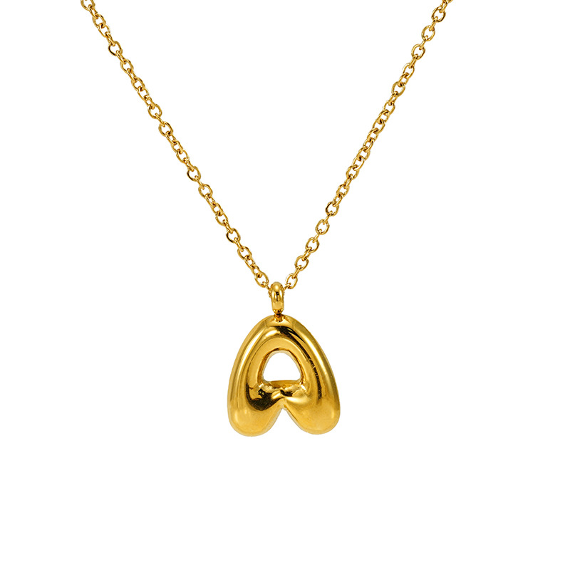 9g Weight 304 Stainless Steel Pendant Material Pendant Necklace Classification 304 Stainless Steel Chain Material 1 Piece Quantity Holiday, Daily Occasion 304 Stainless Steel Material Letter Pattern Women's Gender Polishing Design Simple Style, Classic Style Style Wholesale Jewelry Simple Style Classic Style Letter 304 Stainless Steel Polishing Pendant Necklace