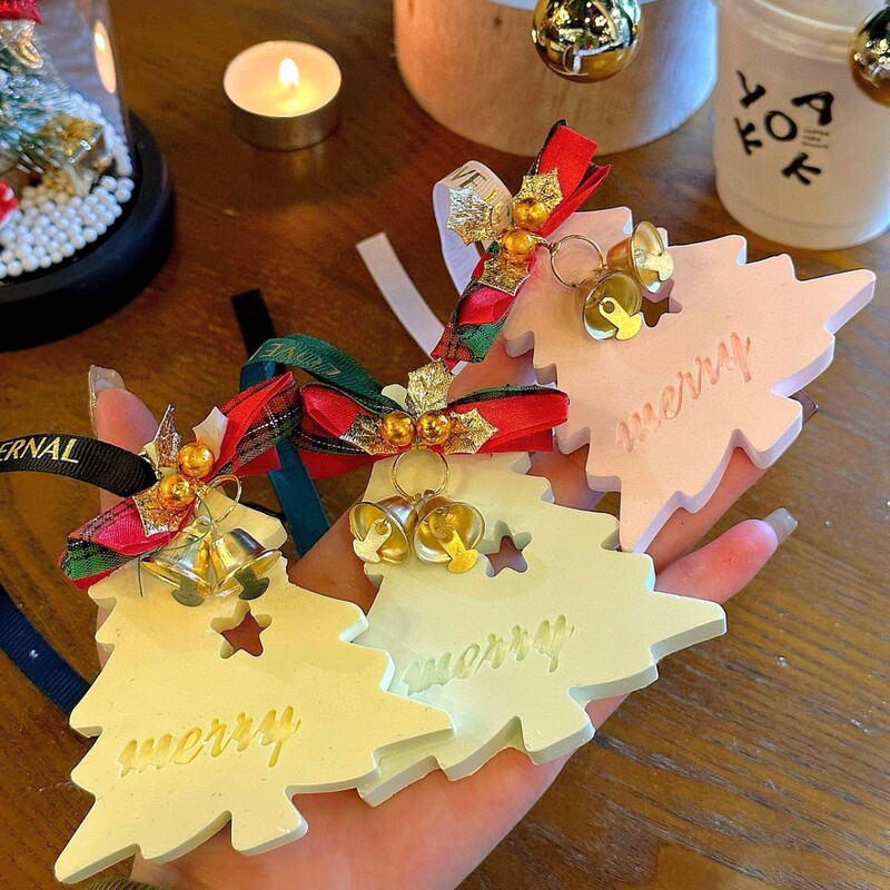 IKEA Same Christmas Tree Aromatherapy Decorations Pendant Household Car Interior Lasting Deodorization Car Decoration Pendant