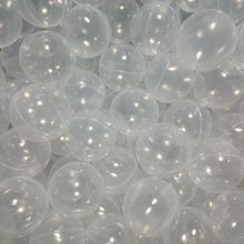 加厚透明海洋球diy手工室内儿童无毒直径5.5cm7cm8cm波波球玩具