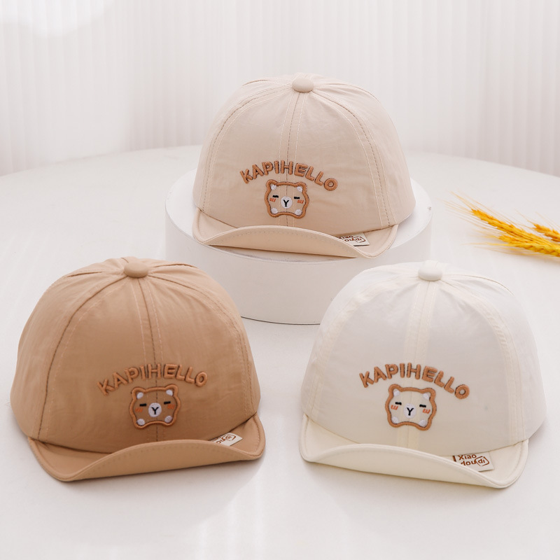 Sombreros infantiles primavera y otoño delgados sombreros de pato para niños sombreros de béisbol para niños sombreros de secado rápido primavera