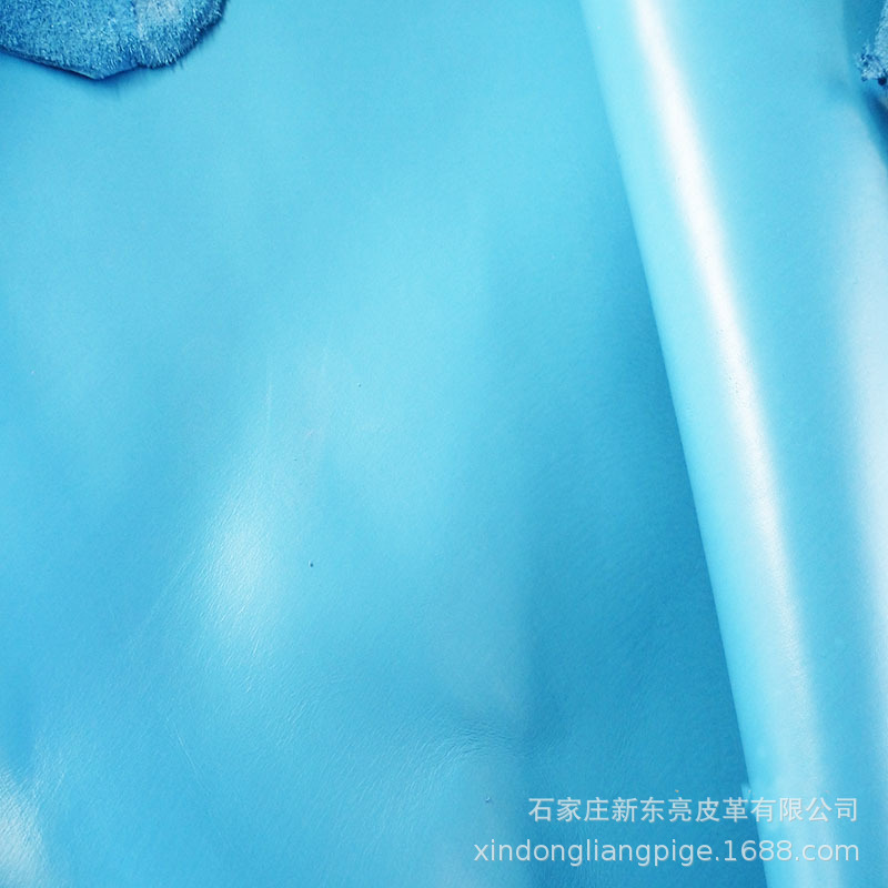 【无极皮厂】环保整张头层纳帕牛皮料 箱包鞋面服装用黄牛全粒面