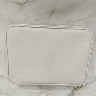 Korean Style Makeup Bag Large Capacity High-End Partitioned Cosmetics Bag Black Pu Shoulder Carry-On Makeup Case for Makeup Artists