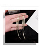 Silver needle, trend earrings with bow, silver 925 sample, wish, wholesale