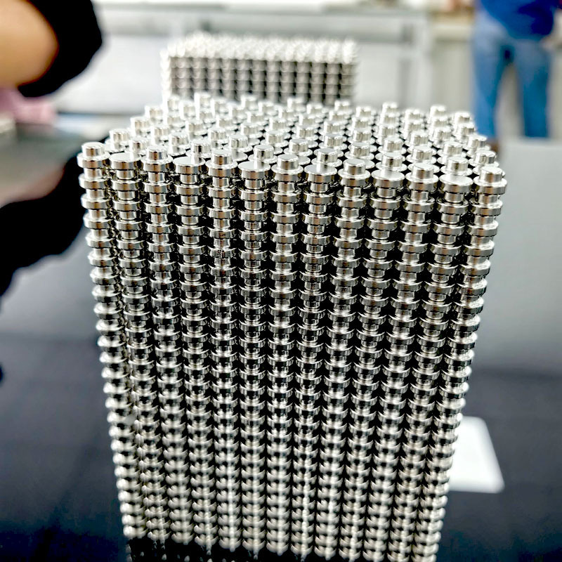 圆形异型大小头圆柱面包磁铁钕铁硼磁铁数据线磁石台阶磁铁