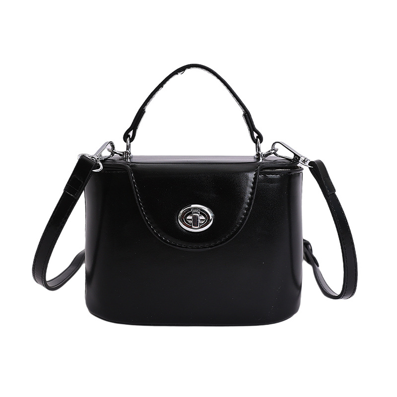 Nicho coreano caja de bloqueo de mano bolso pequeño para mujeres 2026 nueva moda exquisita versátil bolso de hombro