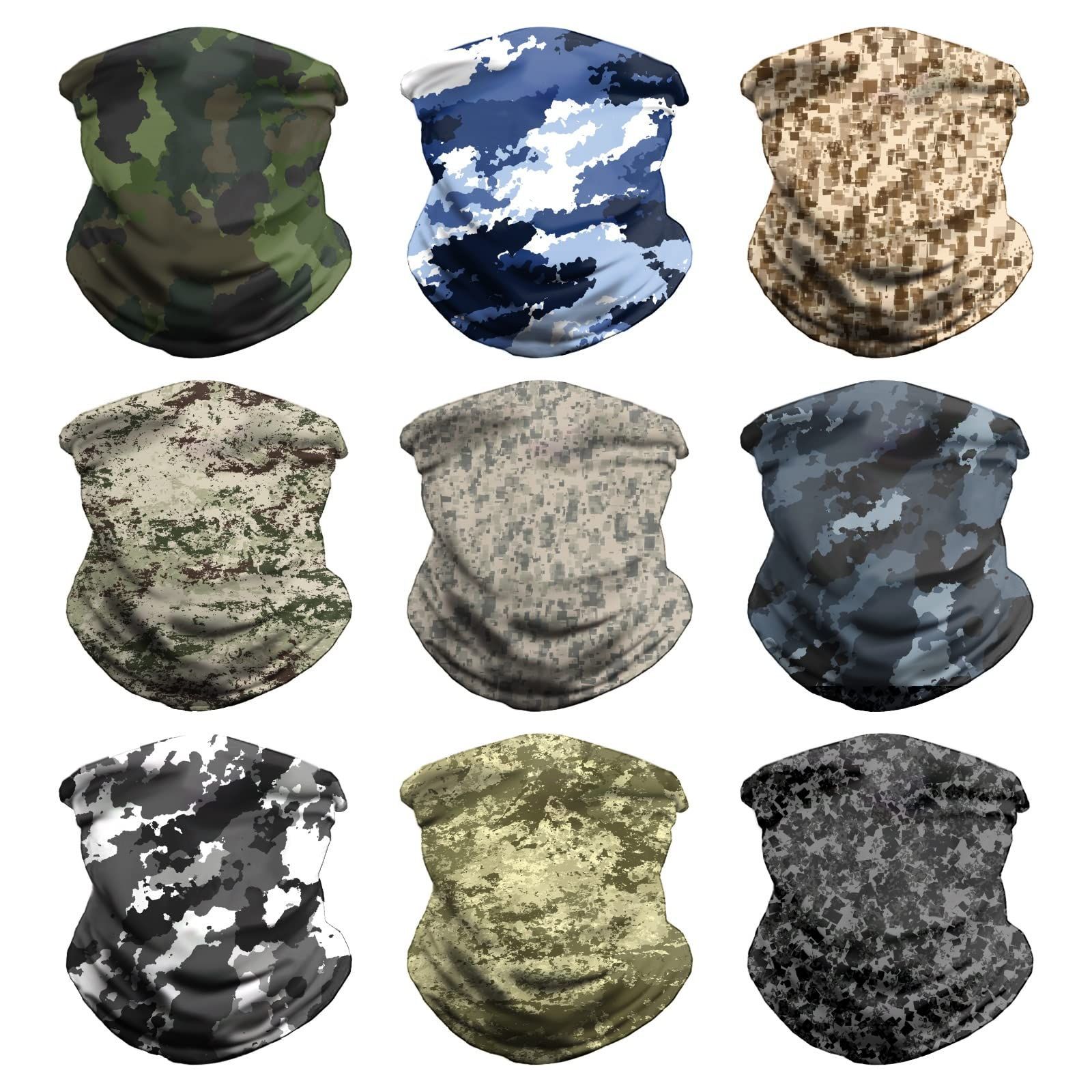Magic Headscarf with Custom Logo, Bicycle Ice Silk Headscarf, Outdoor Multifunctional Cycling Mask, Sports Neck Gaiter
