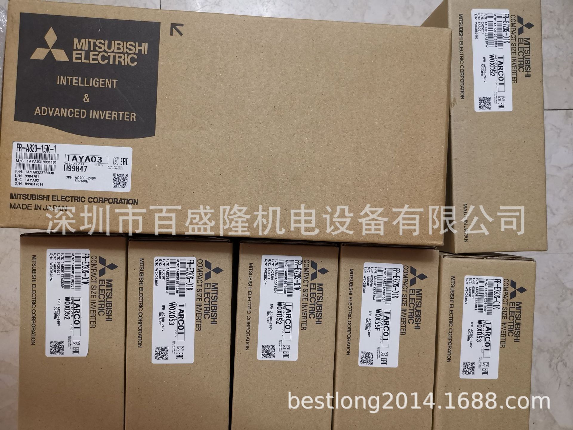 现货 供应原装全新正品三菱 Mitsubishi FR-A720-0.15K  可议价