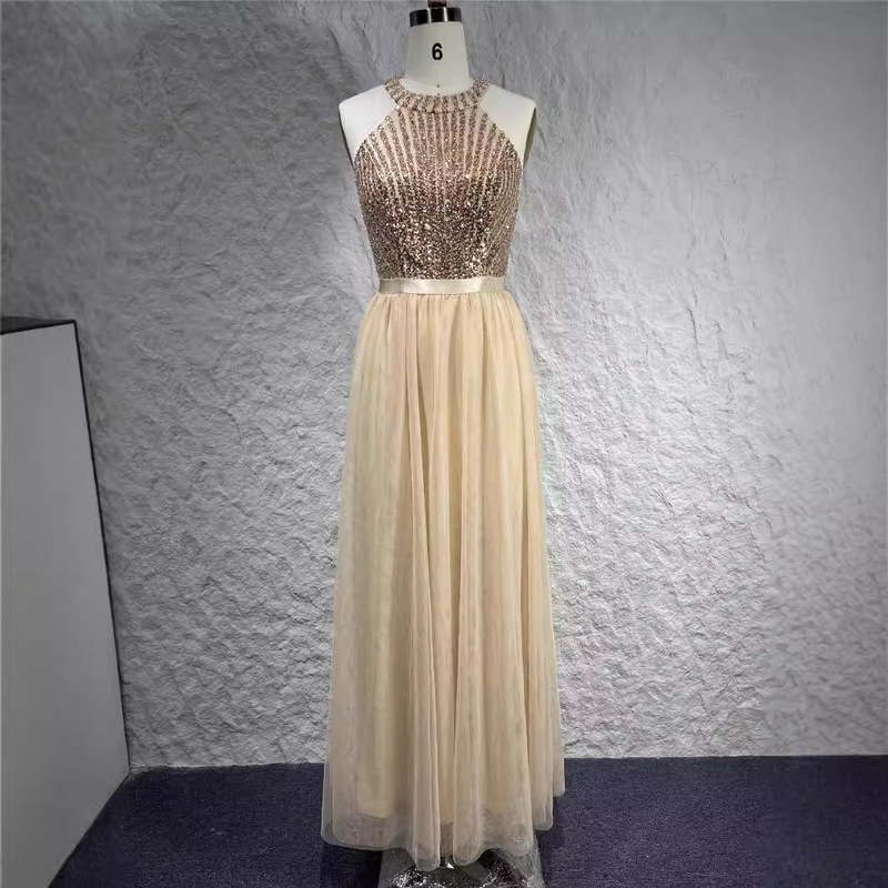 2024 Fashion Evening Dress Bridesmaid's Dress Mori Style Elegant European and American Amazon Autumn and Winter New Slim-fit Slimming dress 2024 Fashion Evening Dress Bridesmaid's Dress Mori Style Elegant European and American Amazon Autumn and Winter New Slim-fit Slimming dress