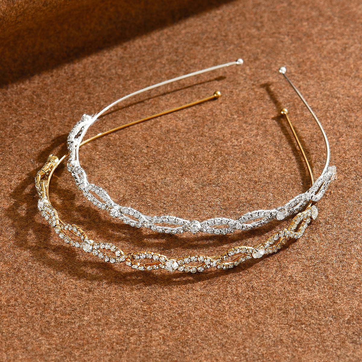 Retro francés perla cabello de mujer diamante metal coreano cabello de diamante ojo cruzado cabello de hadas super hadas joyas de cabello