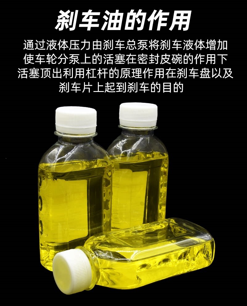 Suitable for electric vehicle disc brake fluid, motorcycle brake fluid DOT3 small bottle, brake hydraulic oil, tricycle brake fluid