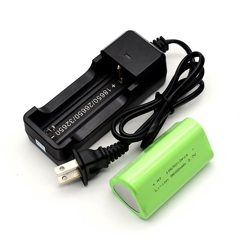 三角形电池T183手电筒T186钓鱼灯T40小钢炮通用电池充电器可充电