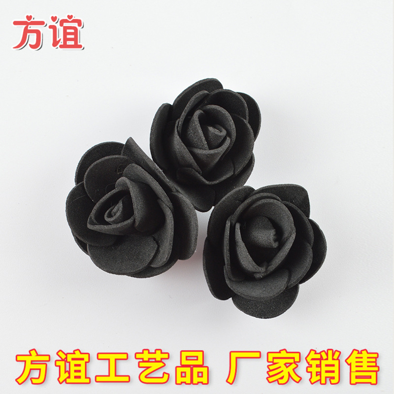 Día de San Valentín ramo de embalaje material DIY PE simulación rosa al por mayor 3,5 CMPE espuma flor rosa