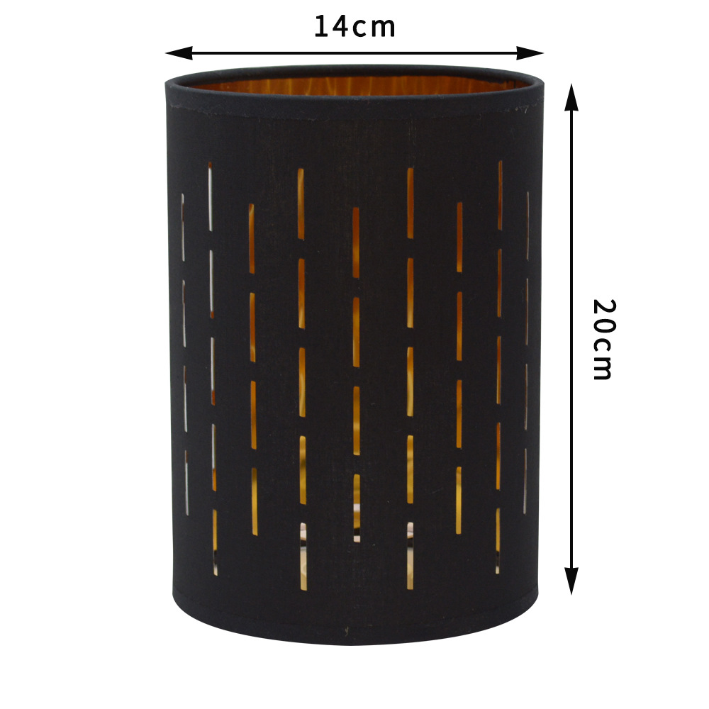 [Xianfan] Nuevo moderno redondo hueco lámpara de mesa lámpara de pared sombra E27 dormitorio estudio sala de estar Decoración