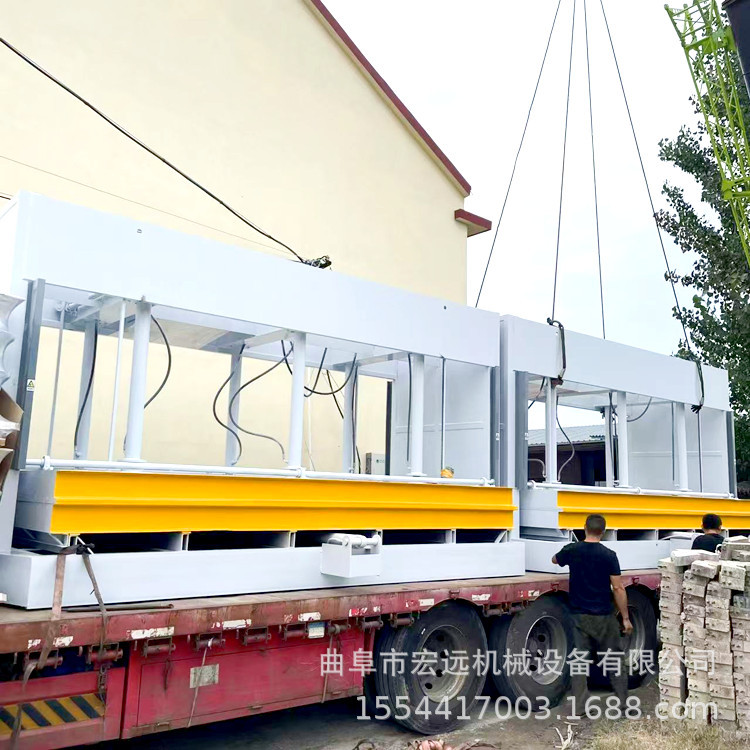 自动送料防火门整摞压板机 保温建材油压冷压机图片