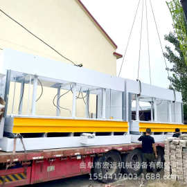 自动送料防火门整摞压板机 保温建材油压冷压机图片