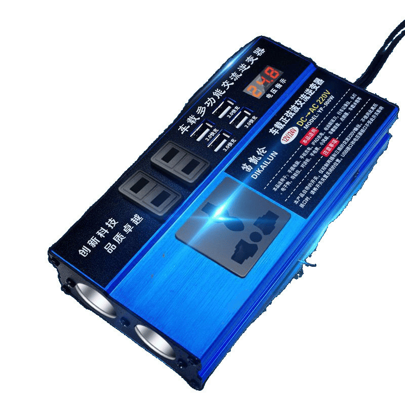 カーインバーター 12v24v から 220V 家庭用ハイパワー車の電源ソケットコンバータ変圧器充電器|undefined