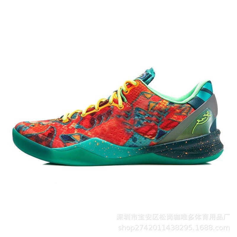 科比8代篮球鞋男KOBE鸳鸯ZK8全明星纯白色透气耐磨防滑气垫球鞋女|undefined
