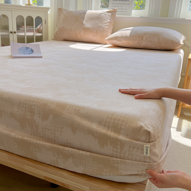 Sombrilla de cama de tela gruesa vieja de algodón de algodón de verano pieza individual 2025 nueva funda protectora de colchón funda de cama individual todo incluido