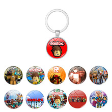 罗布乐思ROBLOX游戏角色创意周边钥匙圈饰品钥匙链环批发
