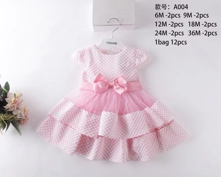 Vestido de Princesa con Mariposa para Bebé de Algodón con Lazo image 12